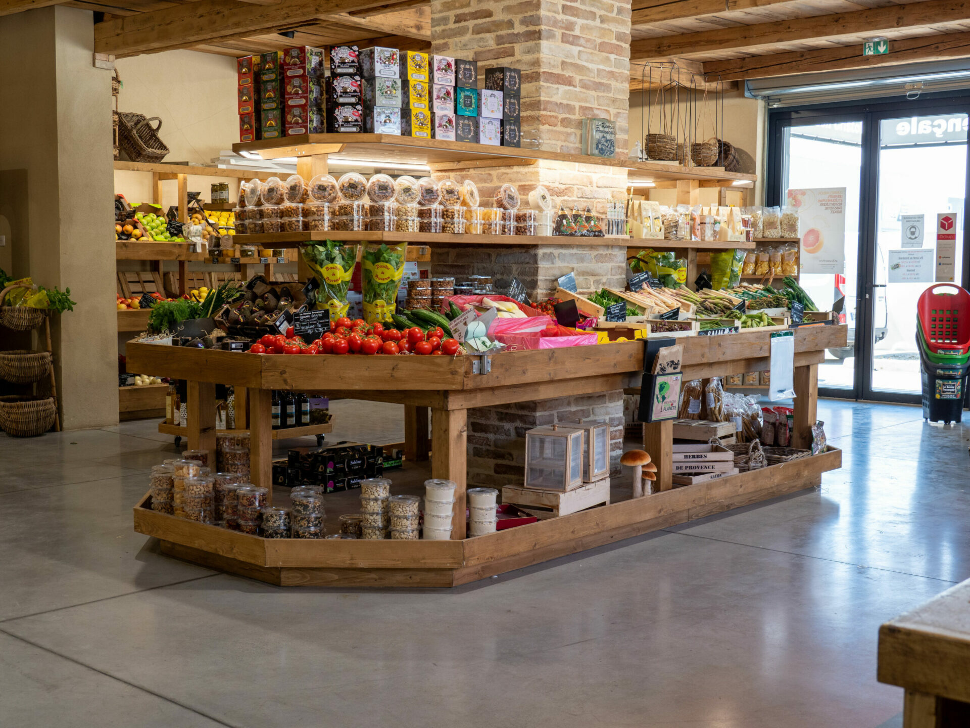 agencement de magasin