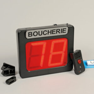 Tableau digital à 2 chiffres pour gestion file d'attente