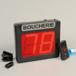 tableau digital file d'attente