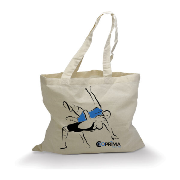 Sac coton avec soufflet