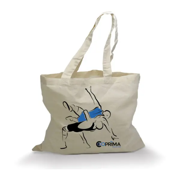 Sac coton avec soufflet