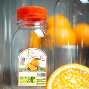 bouteilles transparentes