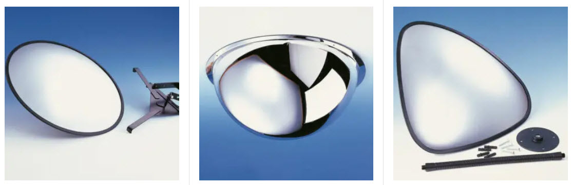 Agencement magasin - Miroirs de surveillance