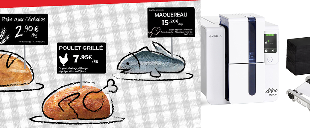 imprimante étiquettes de prix Edikio